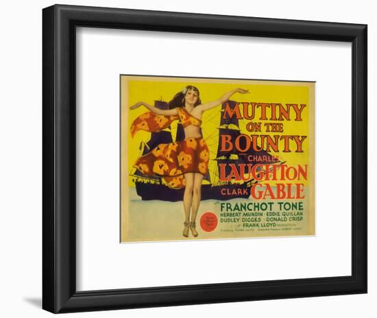 Mutiny on the Bounty, 1935-null-Framed Premium Giclee Print