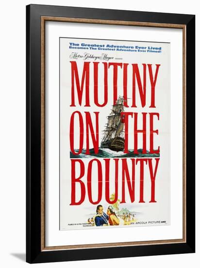 Mutiny On the Bounty, 1962, Directed by Lewis Milestone-null-Framed Giclee Print