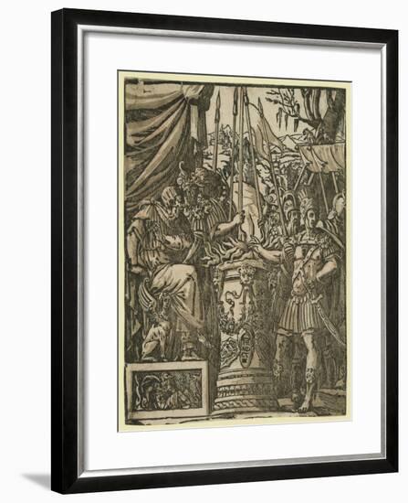 Mutius Scaevola, Between 1584 and 1610-null-Framed Giclee Print