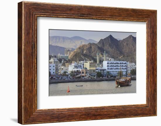 Mutrah Corniche and Entrance to Mutrah Souq, Oman-Eleanor Scriven-Framed Photographic Print