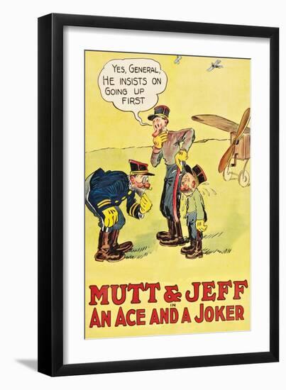 Mutt and Jeff - an Ace and a Joker-null-Framed Premium Giclee Print