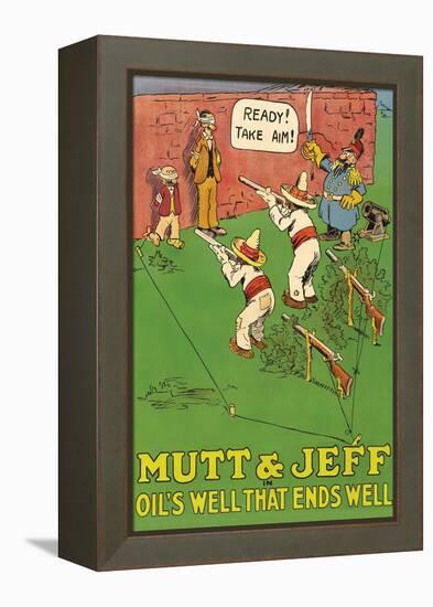 Mutt and Jeff - Oils Well That Ends Well-null-Framed Stretched Canvas