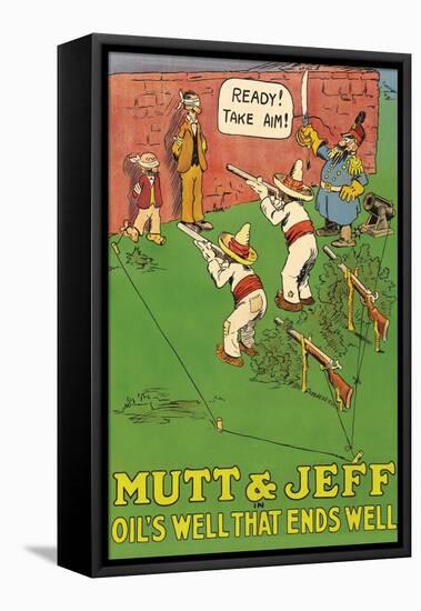 Mutt and Jeff - Oils Well That Ends Well-null-Framed Stretched Canvas