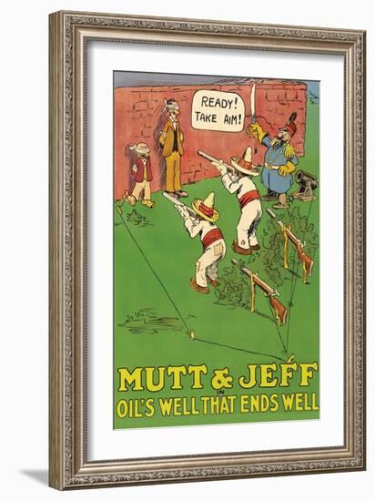Mutt and Jeff - Oils Well That Ends Well-null-Framed Premium Giclee Print