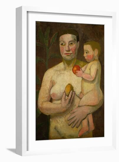 Mutter und Kind (Mother and child)-Paula Modersohn-Becker-Framed Giclee Print