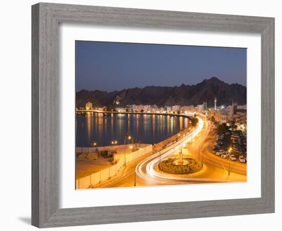 Mutthra District, Muscat, Oman, Middle East-Angelo Cavalli-Framed Photographic Print