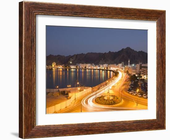 Mutthra District, Muscat, Oman, Middle East-Angelo Cavalli-Framed Photographic Print