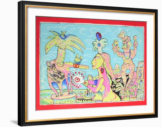 Muyer Sol Rouge Iii-Mario Murua-Framed Limited Edition