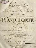 Title Page of the Introduction to the Art of Playing the Piano-Muzio Clementi-Giclee Print