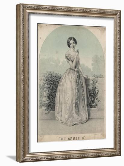 My Annie O, Litho by Wagner and Mcguigan, 1850-James Fuller Queen-Framed Giclee Print