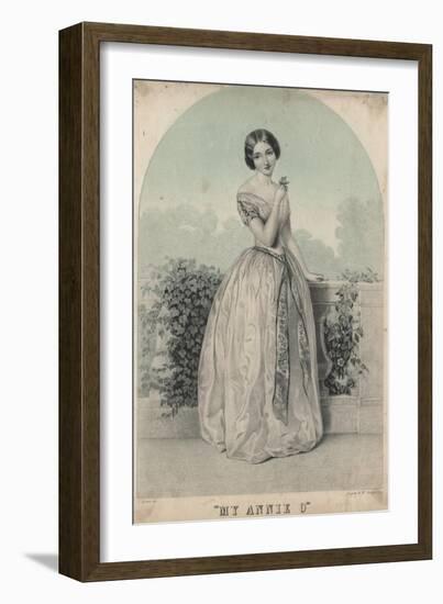 My Annie O, Litho by Wagner and Mcguigan, 1850-James Fuller Queen-Framed Giclee Print