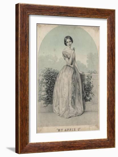 My Annie O, Litho by Wagner and Mcguigan, 1850-James Fuller Queen-Framed Giclee Print