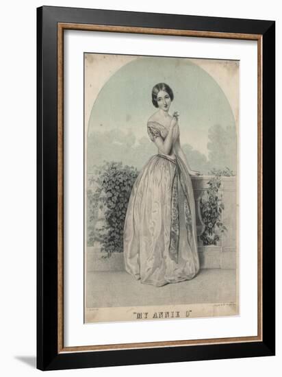 My Annie O, Litho by Wagner and Mcguigan, 1850-James Fuller Queen-Framed Giclee Print