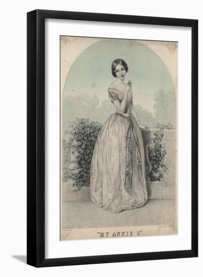 My Annie O, Litho by Wagner and Mcguigan, 1850-James Fuller Queen-Framed Giclee Print