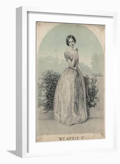 My Annie O, Litho by Wagner and Mcguigan, 1850-James Fuller Queen-Framed Giclee Print