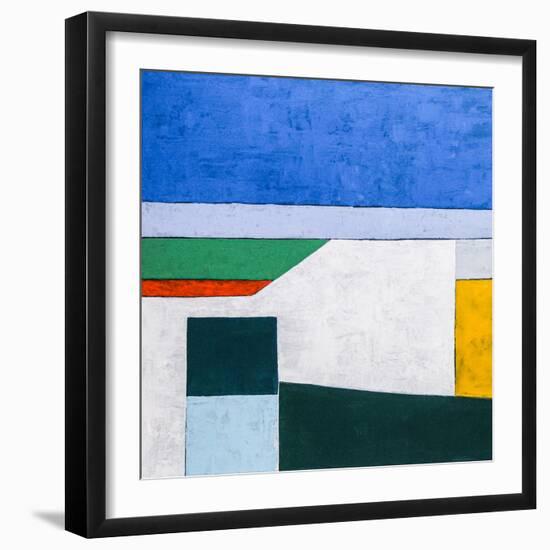 My balcony (L)-Hyunah Kim-Framed Premium Giclee Print