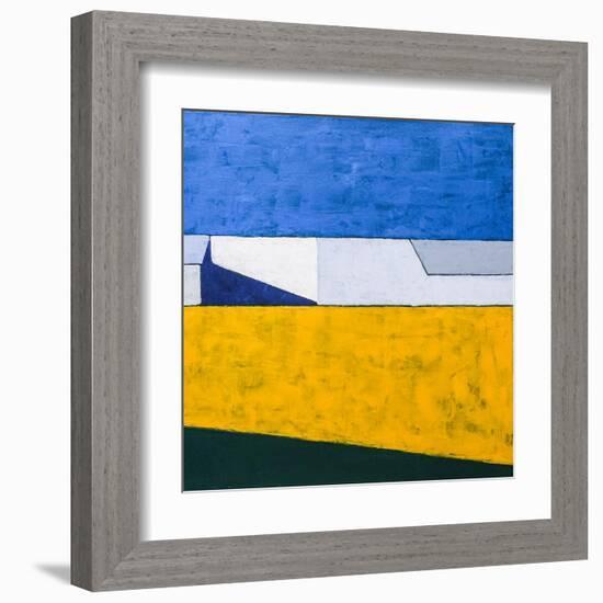 My balcony (R)-Hyunah Kim-Framed Art Print