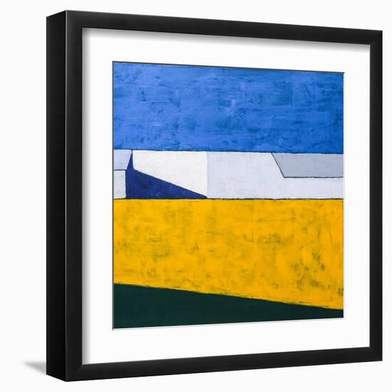 My balcony (R)-Hyunah Kim-Framed Art Print