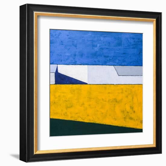 My balcony (R)-Hyunah Kim-Framed Art Print