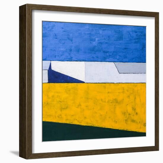 My balcony (R)-Hyunah Kim-Framed Art Print