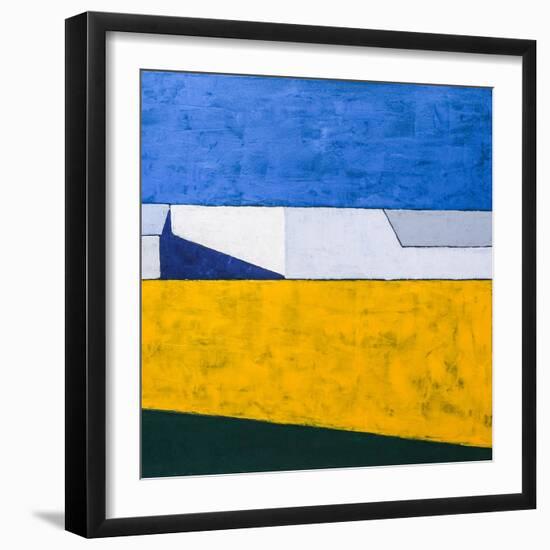 My balcony (R)-Hyunah Kim-Framed Art Print