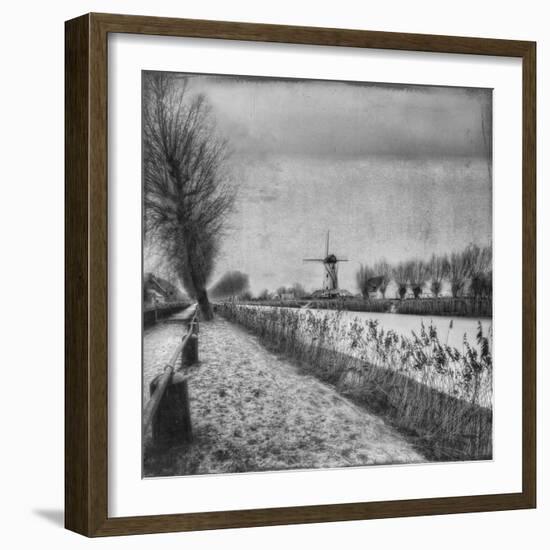 My beloved flat country: Damme-Yvette Depaepe-Framed Photographic Print