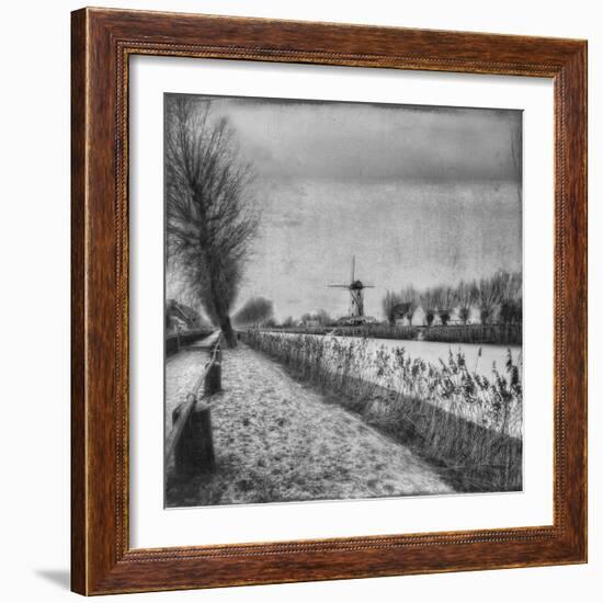 My beloved flat country: Damme-Yvette Depaepe-Framed Photographic Print