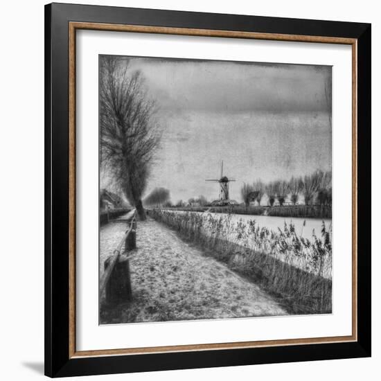 My beloved flat country: Damme-Yvette Depaepe-Framed Photographic Print