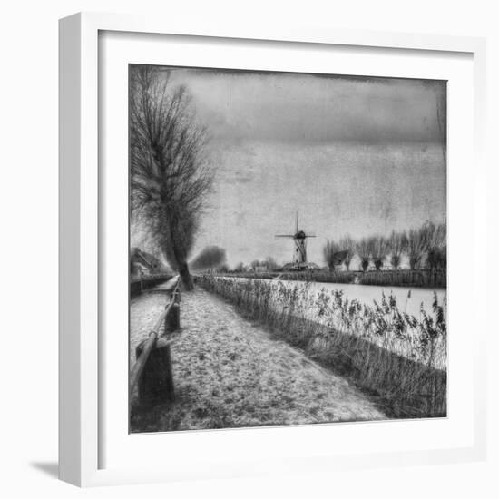 My beloved flat country: Damme-Yvette Depaepe-Framed Photographic Print