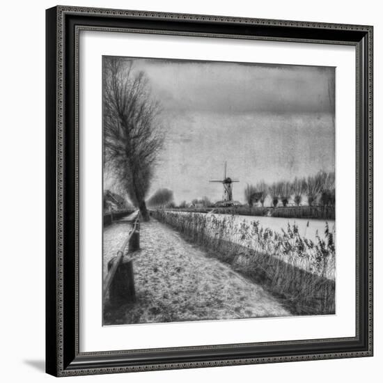 My beloved flat country: Damme-Yvette Depaepe-Framed Photographic Print