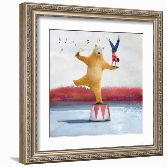 My Big Bear Friend-Nancy Tillman-Framed Art Print