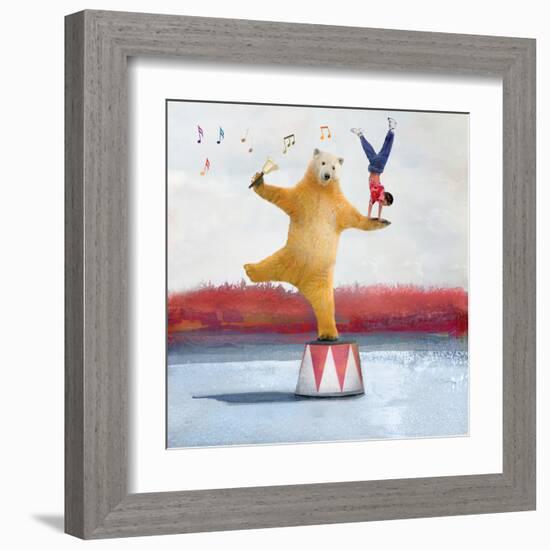 My Big Bear Friend-Nancy Tillman-Framed Art Print