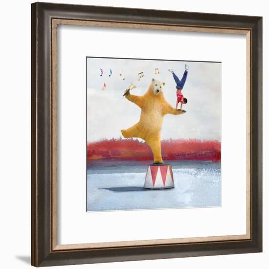 My Big Bear Friend-Nancy Tillman-Framed Art Print