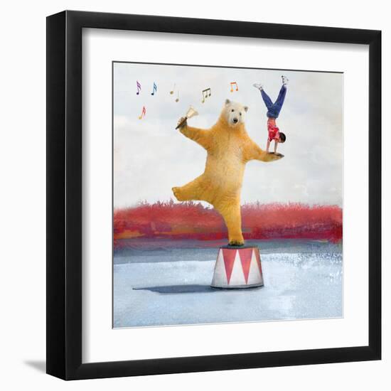 My Big Bear Friend-Nancy Tillman-Framed Art Print