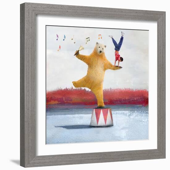 My Big Bear Friend-Nancy Tillman-Framed Art Print