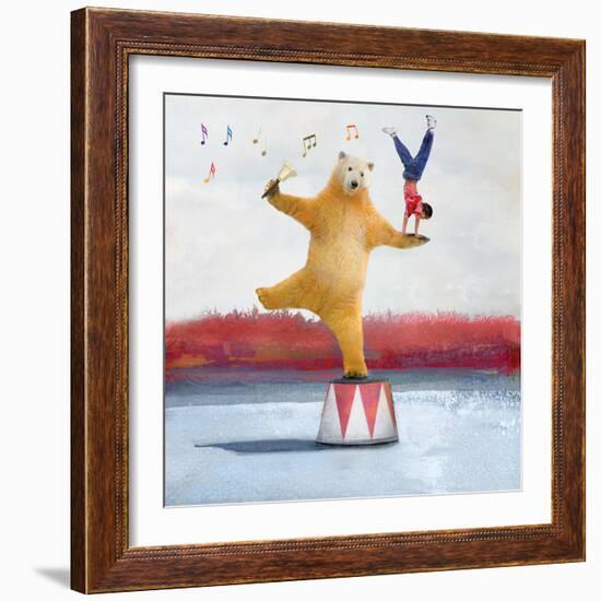 My Big Bear Friend-Nancy Tillman-Framed Art Print