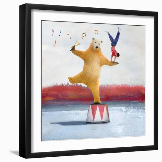 My Big Bear Friend-Nancy Tillman-Framed Art Print