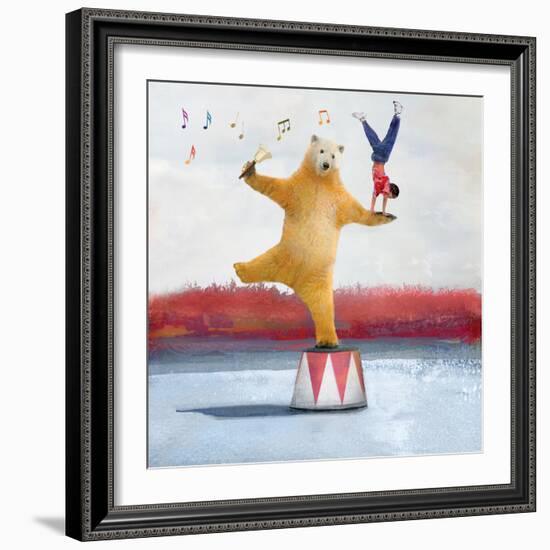 My Big Bear Friend-Nancy Tillman-Framed Art Print