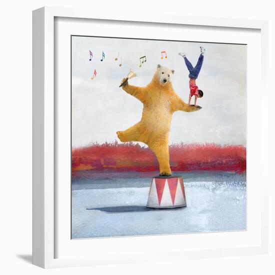 My Big Bear Friend-Nancy Tillman-Framed Premium Giclee Print