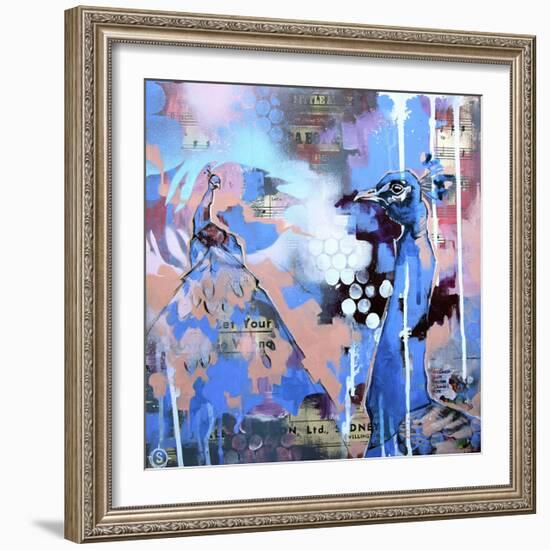 My Boys in Blue-Sillier than Sally-Framed Art Print