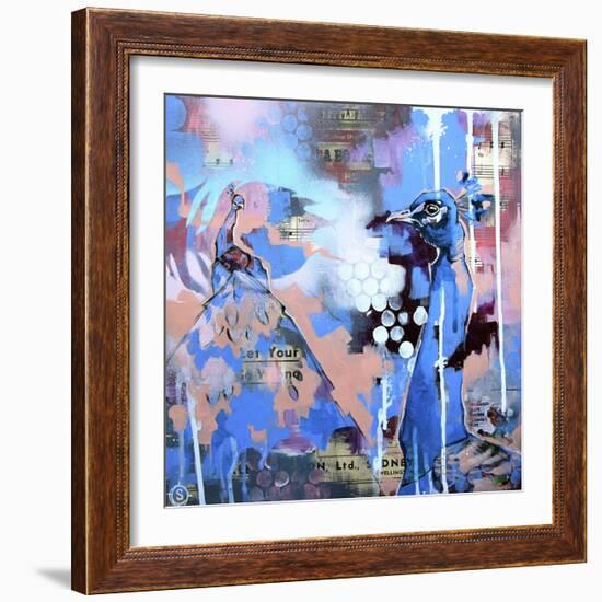 My Boys in Blue-Sillier than Sally-Framed Art Print