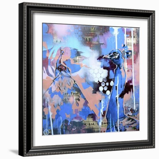 My Boys in Blue-Sillier than Sally-Framed Art Print