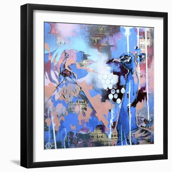 My Boys in Blue-Sillier than Sally-Framed Art Print