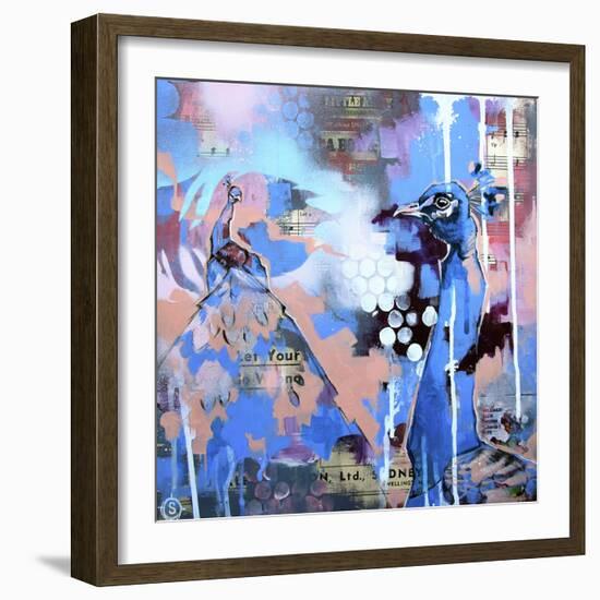 My Boys in Blue-Sillier than Sally-Framed Art Print