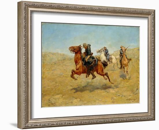 My Bunkie, 1899-Charles Schreyvogel-Framed Giclee Print