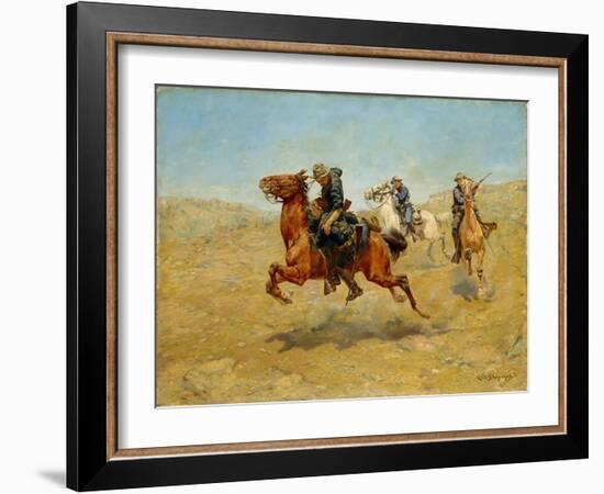 My Bunkie, 1899-Charles Schreyvogel-Framed Giclee Print