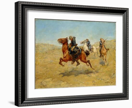 My Bunkie, 1899-Charles Schreyvogel-Framed Giclee Print