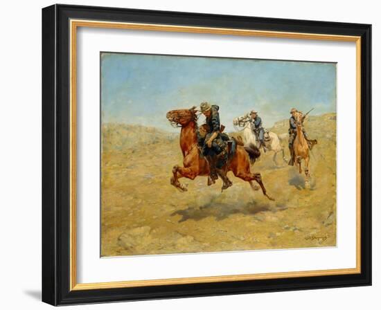 My Bunkie, 1899-Charles Schreyvogel-Framed Giclee Print