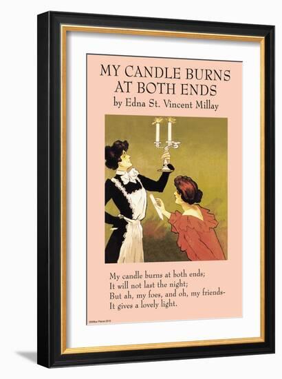 My Candle Burn at Both Ends-null-Framed Premium Giclee Print