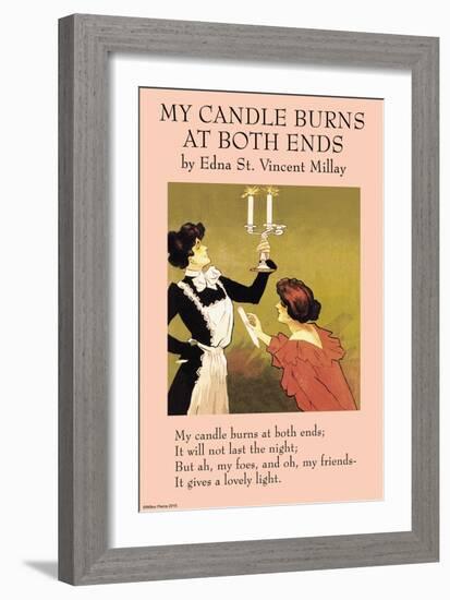 My Candle Burn at Both Ends-null-Framed Art Print